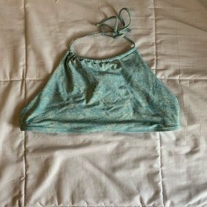 Halter neck bikini top